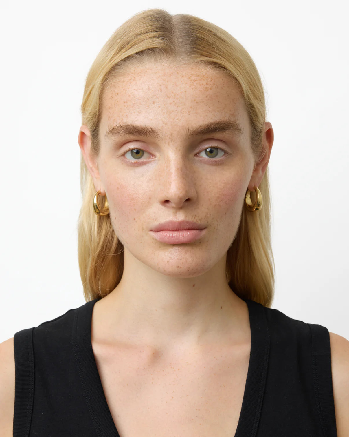 The Andrea Earrings in Gold