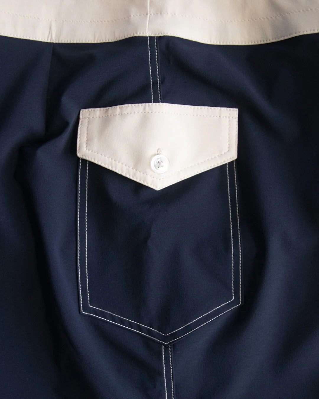 808 Mono Stripe Boardshorts in Navy/Bone