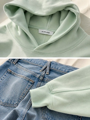 Cinch Hoodie in Vintage Aloe