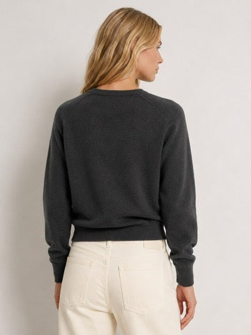 Crew Neck Sweater in Black