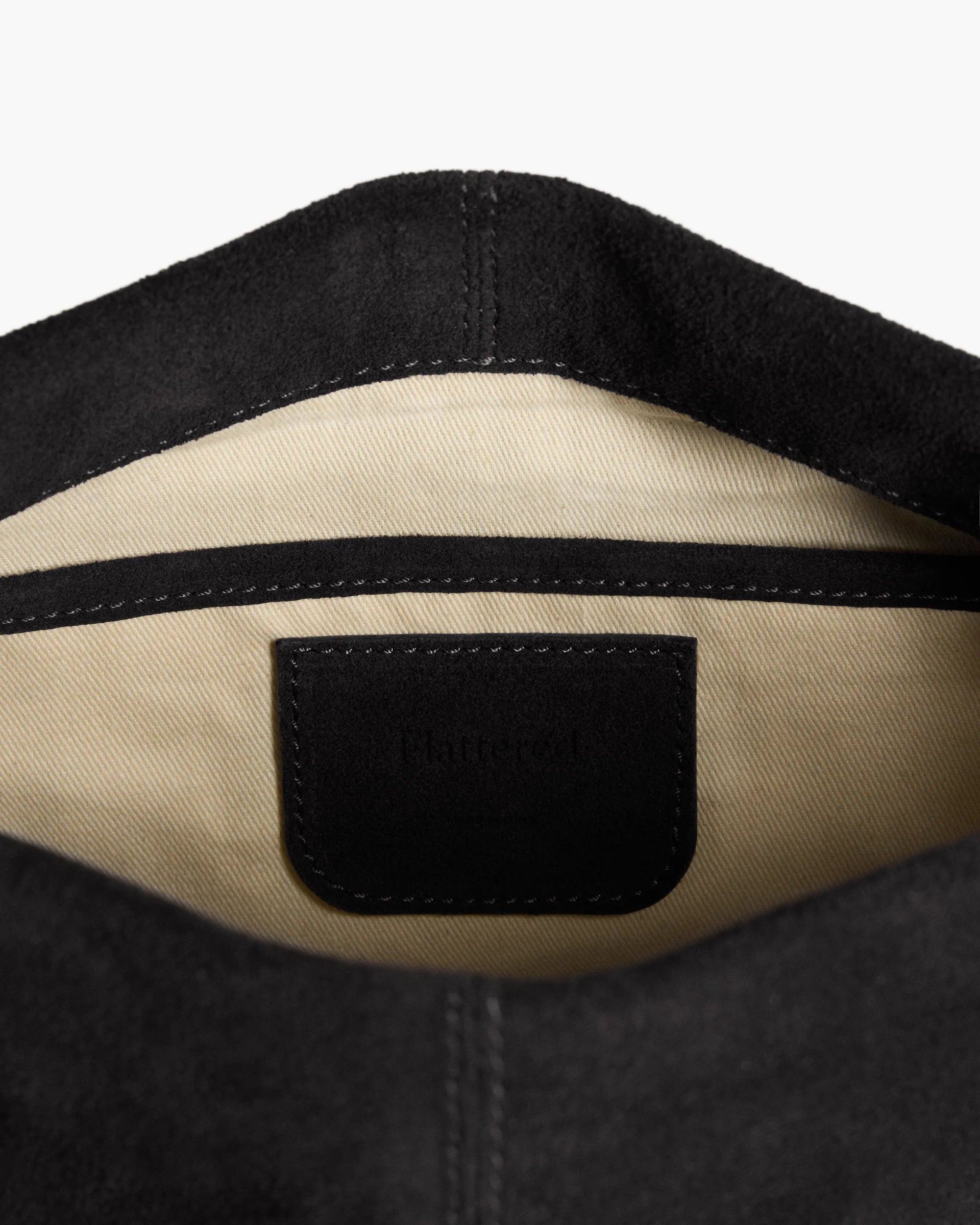Clay Clutch in Black Suede