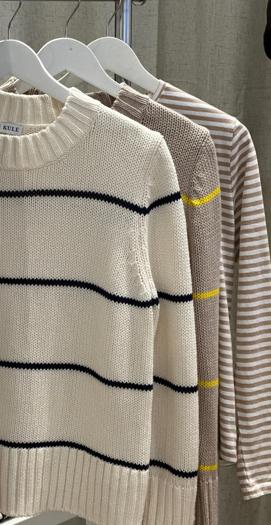 The Tatum in Cream/Navy