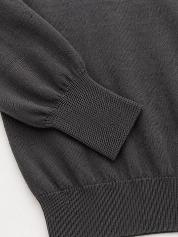 Crew Neck Sweater in Black