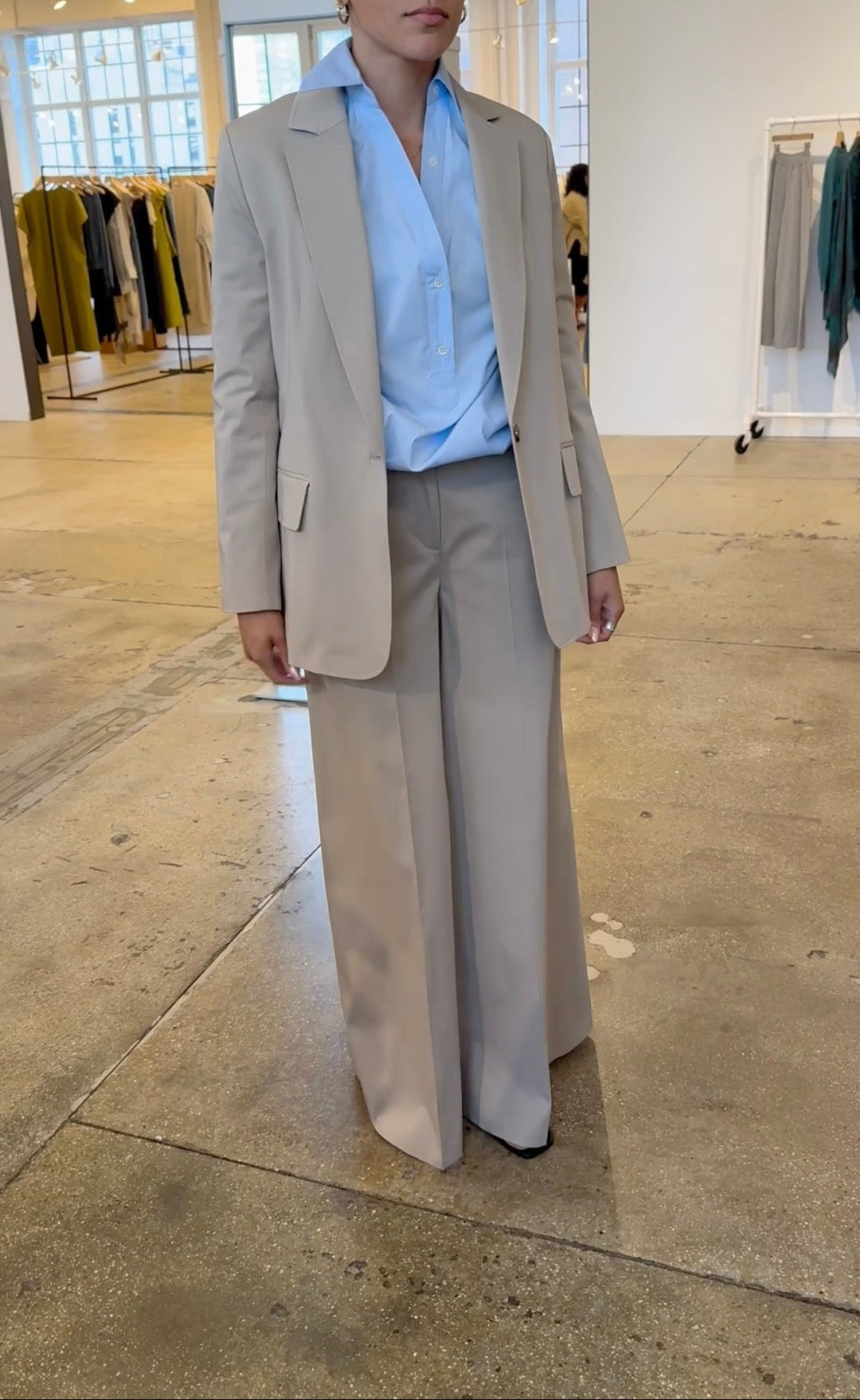 Katherine Blazer in Khaki