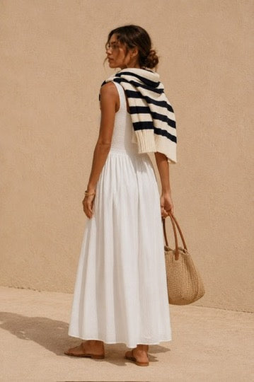 Florence Dress in White