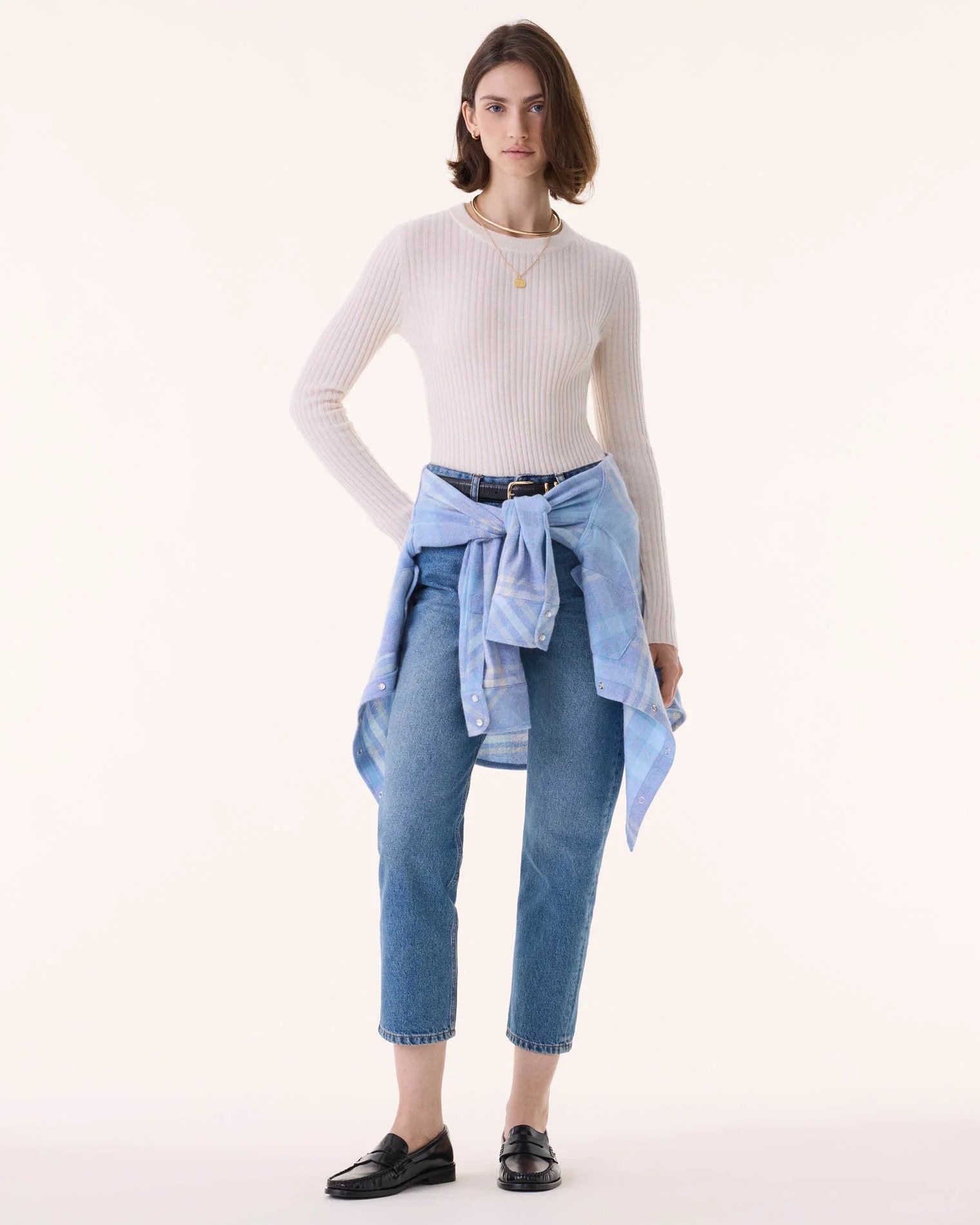 Bibi Sweater in White