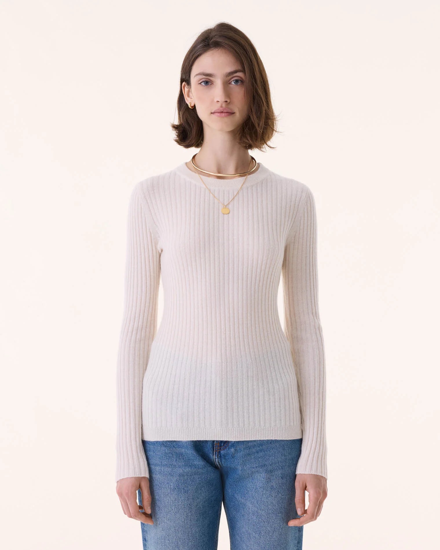 Bibi Sweater in White