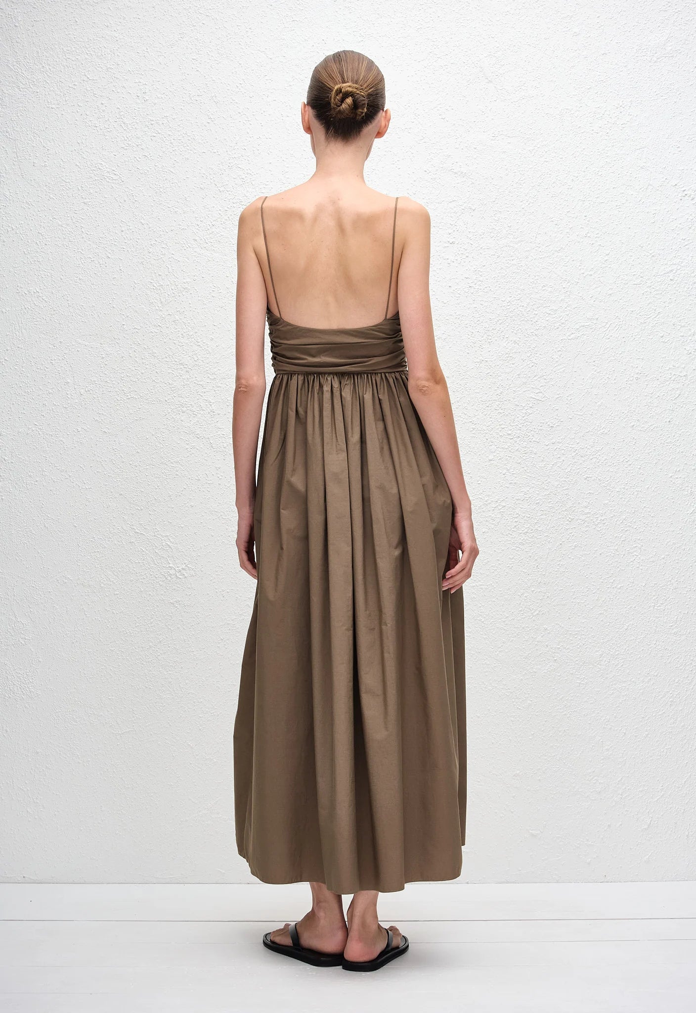 Gathered Bodice Dress in Birch