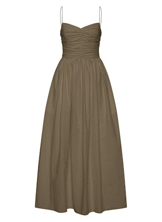 Gathered Bodice Dress in Birch