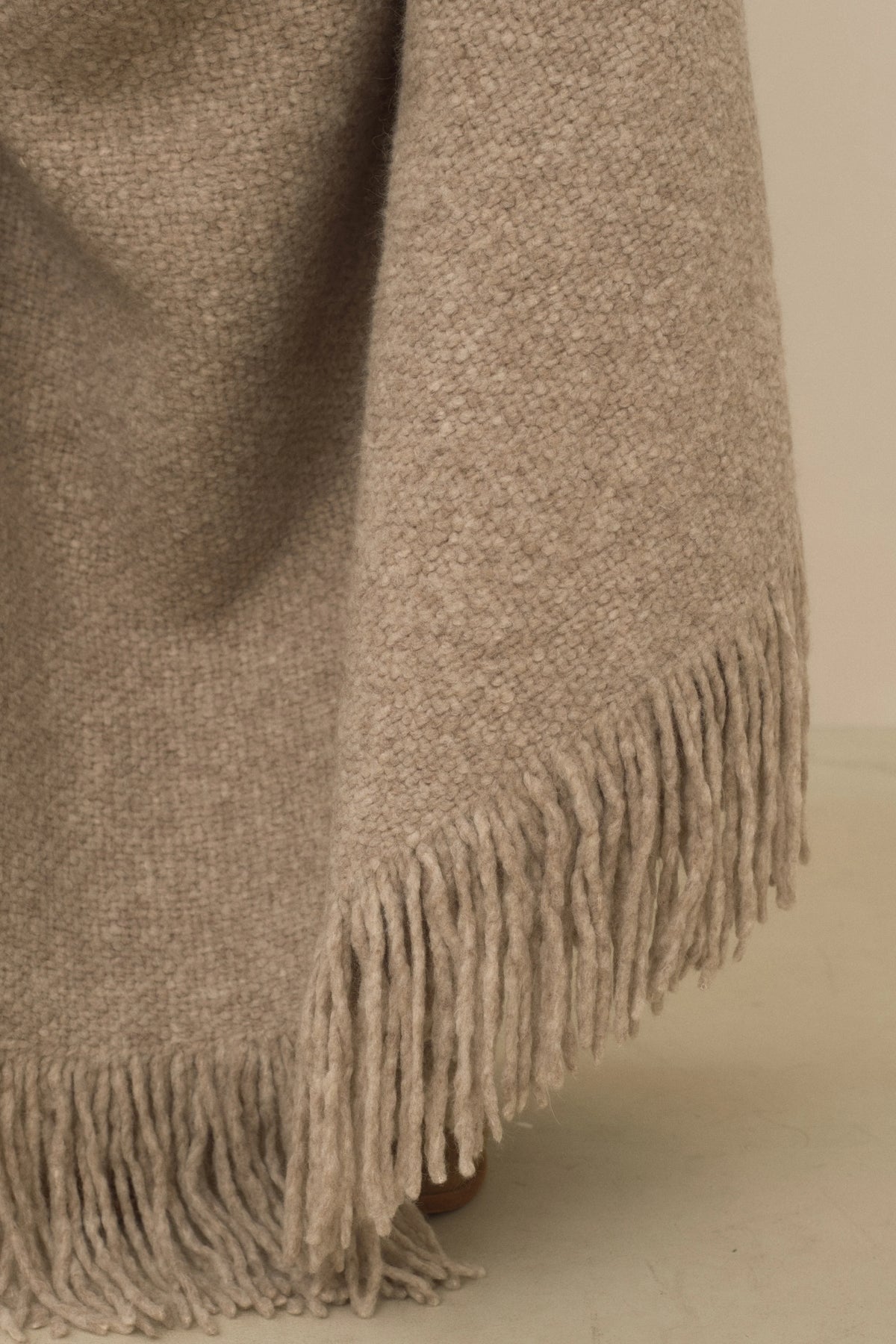 Handwoven Brushed Blanket in Dust