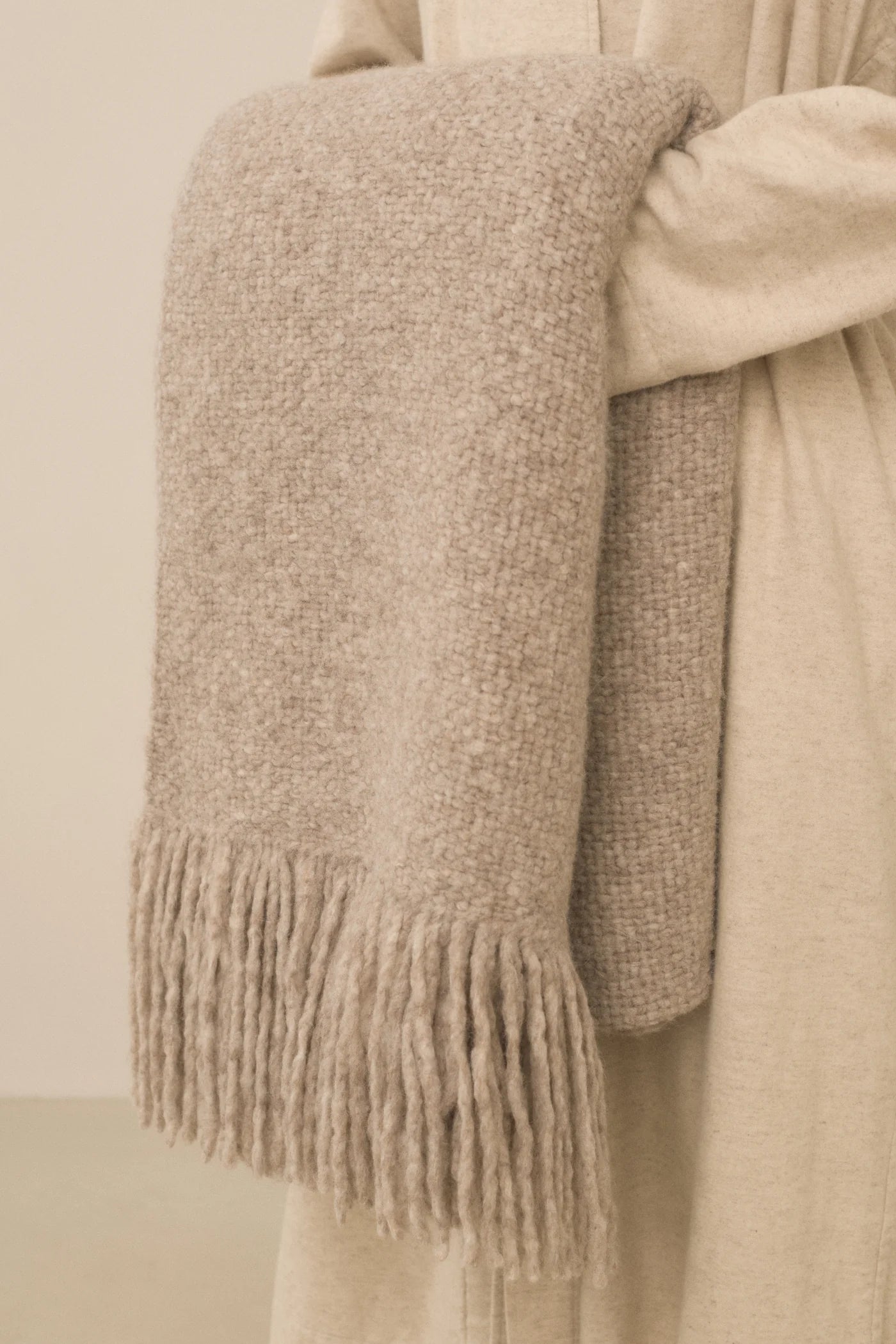 Handwoven Brushed Blanket in Dusk
