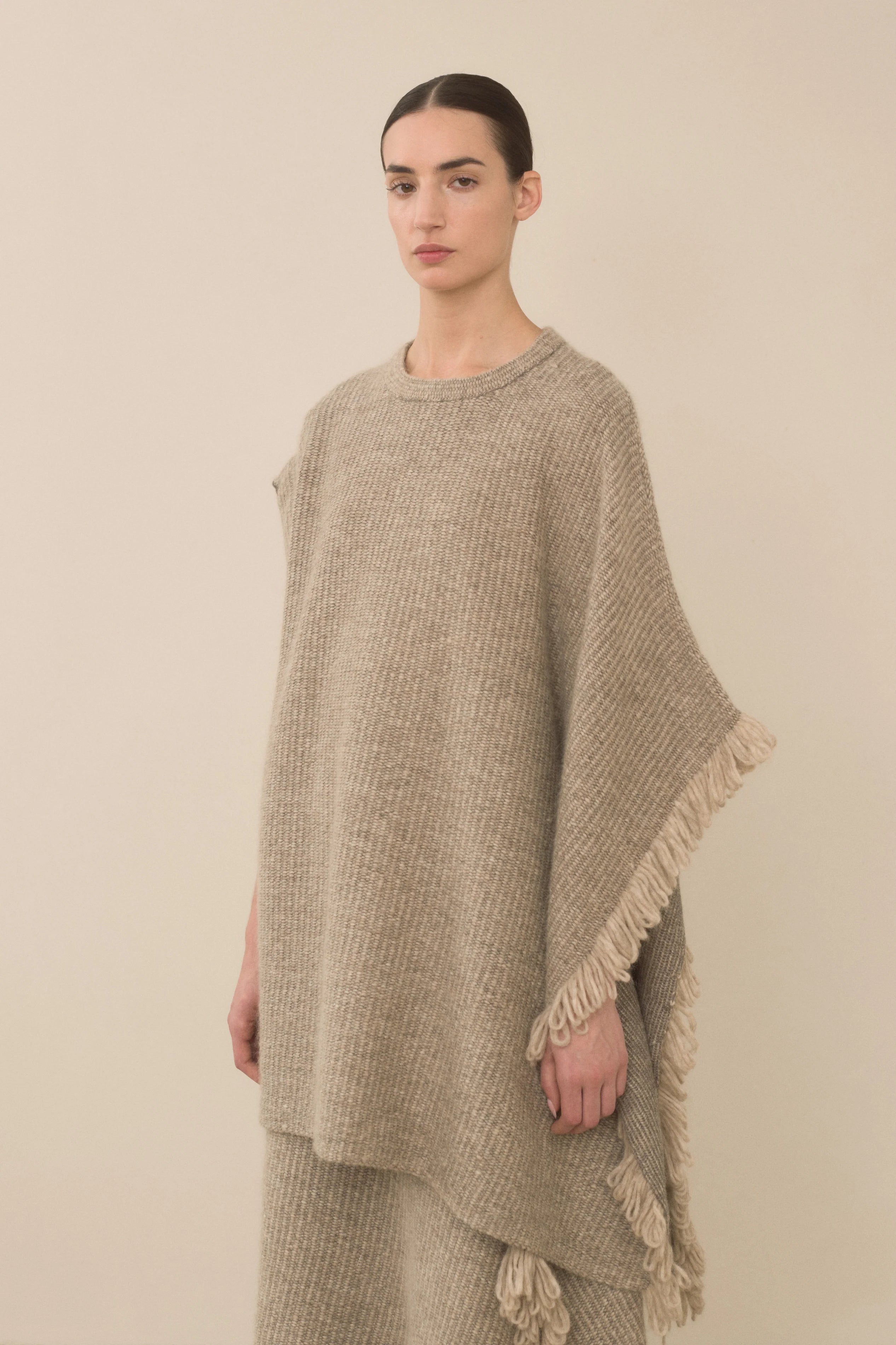 Knitweave Gilet in Oatmeal