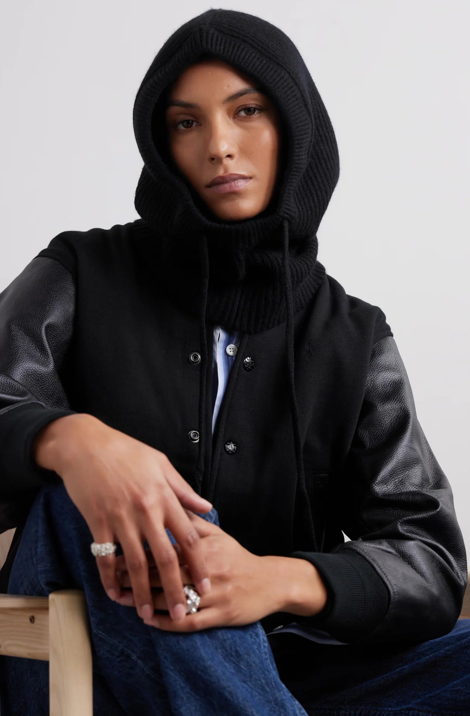 Klosters Hoodie in Black