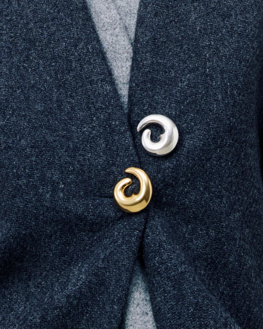 Nadia Brooch in Gold Vermeil