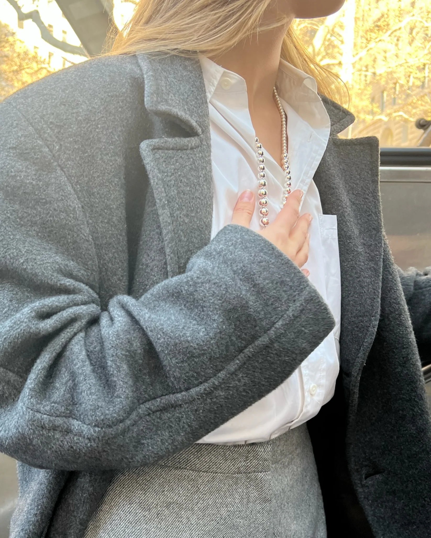 The Olivia Necklace in Silver