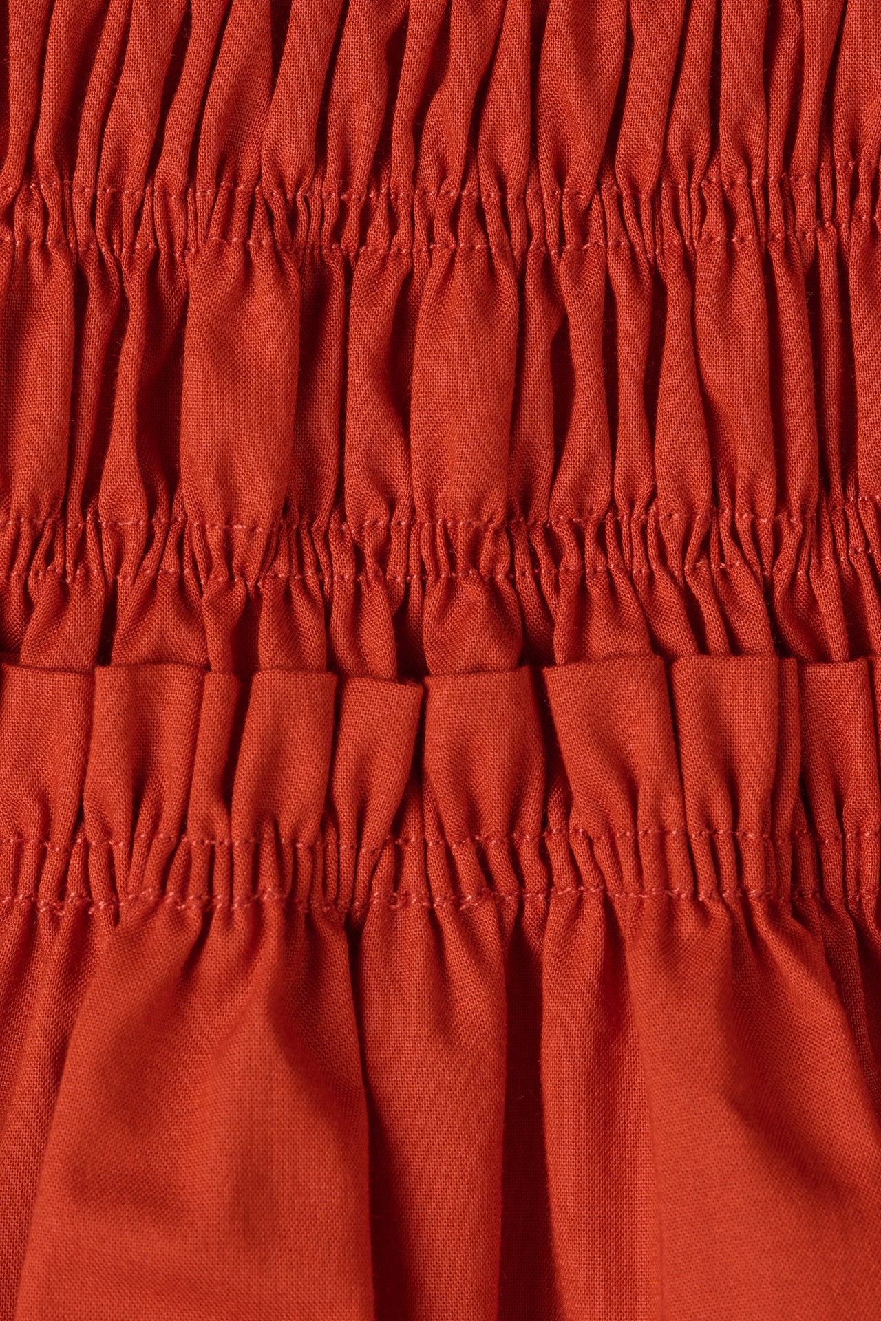 Olas Midi Dress in Dusty Tomato