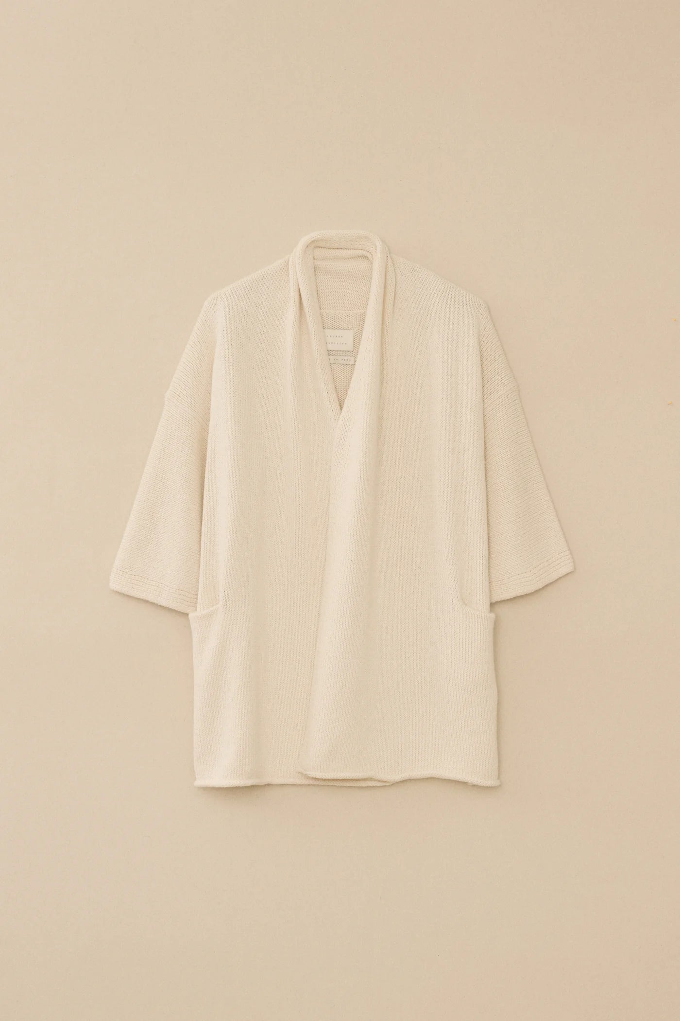 Shawl Cardigan in Bone