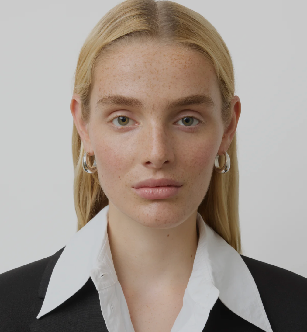 The Andrea Earrings in Silver