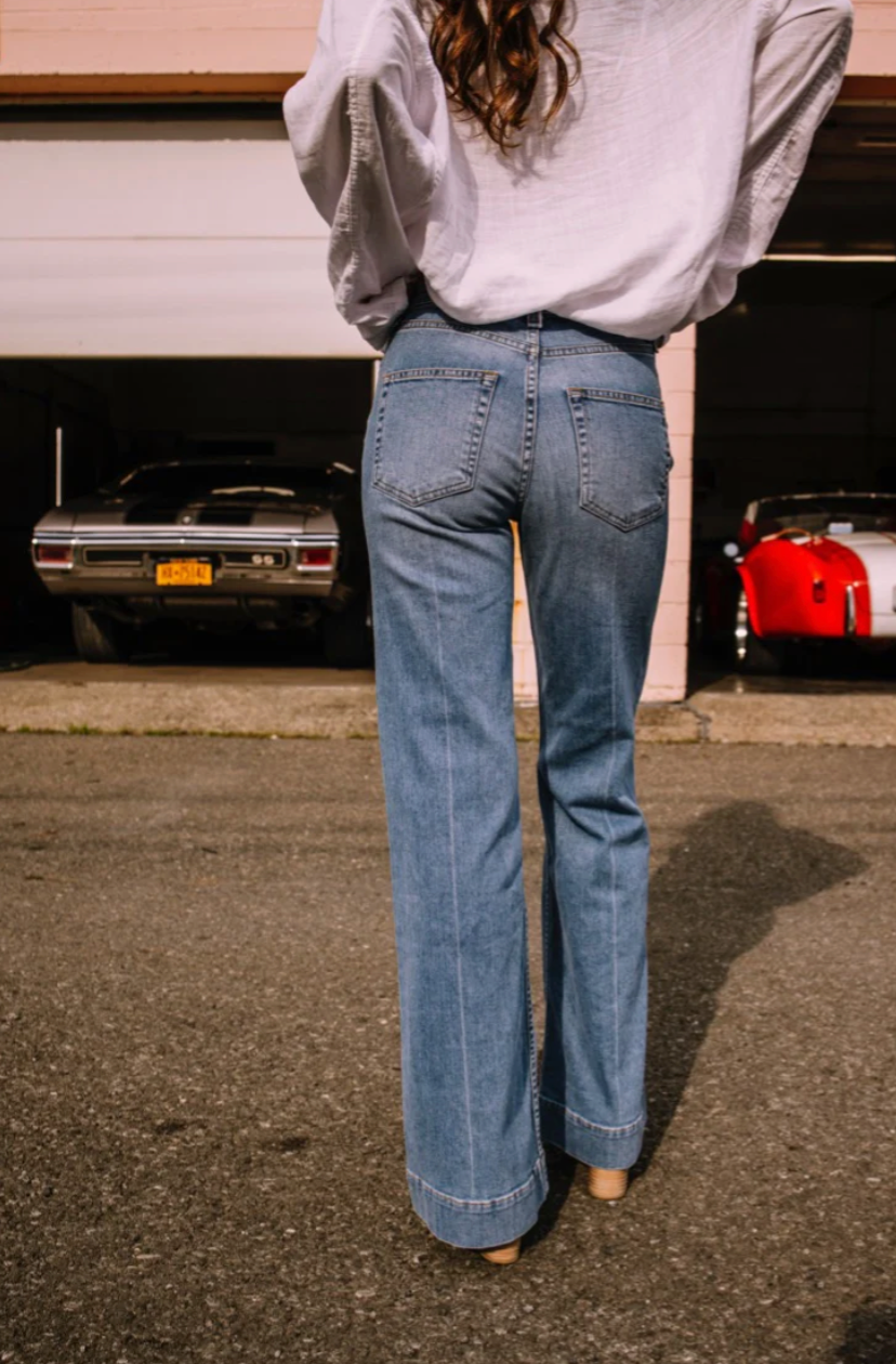 Juniper Wide Leg In Keel Over - One One Left, Size 25