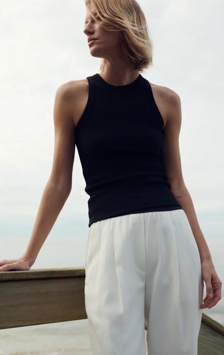 Not So Basic Tank in Black (Last One Available, Size X-Small)