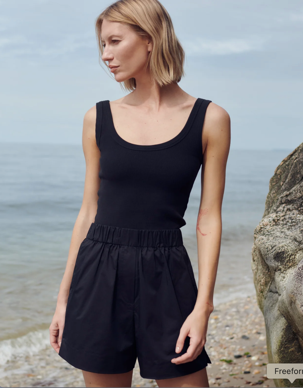 The Scoop It Up Tank in Black