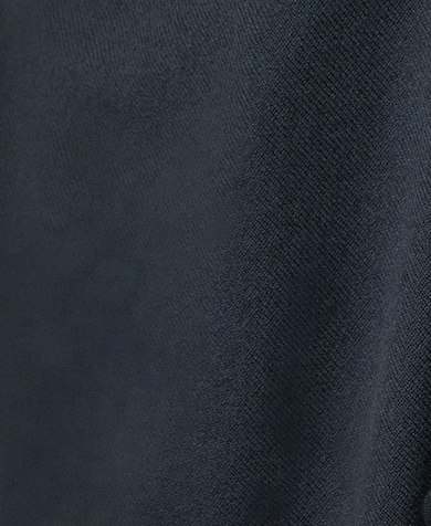 Cotton Cashmere Long Sleeve T-Shirt in Graphite