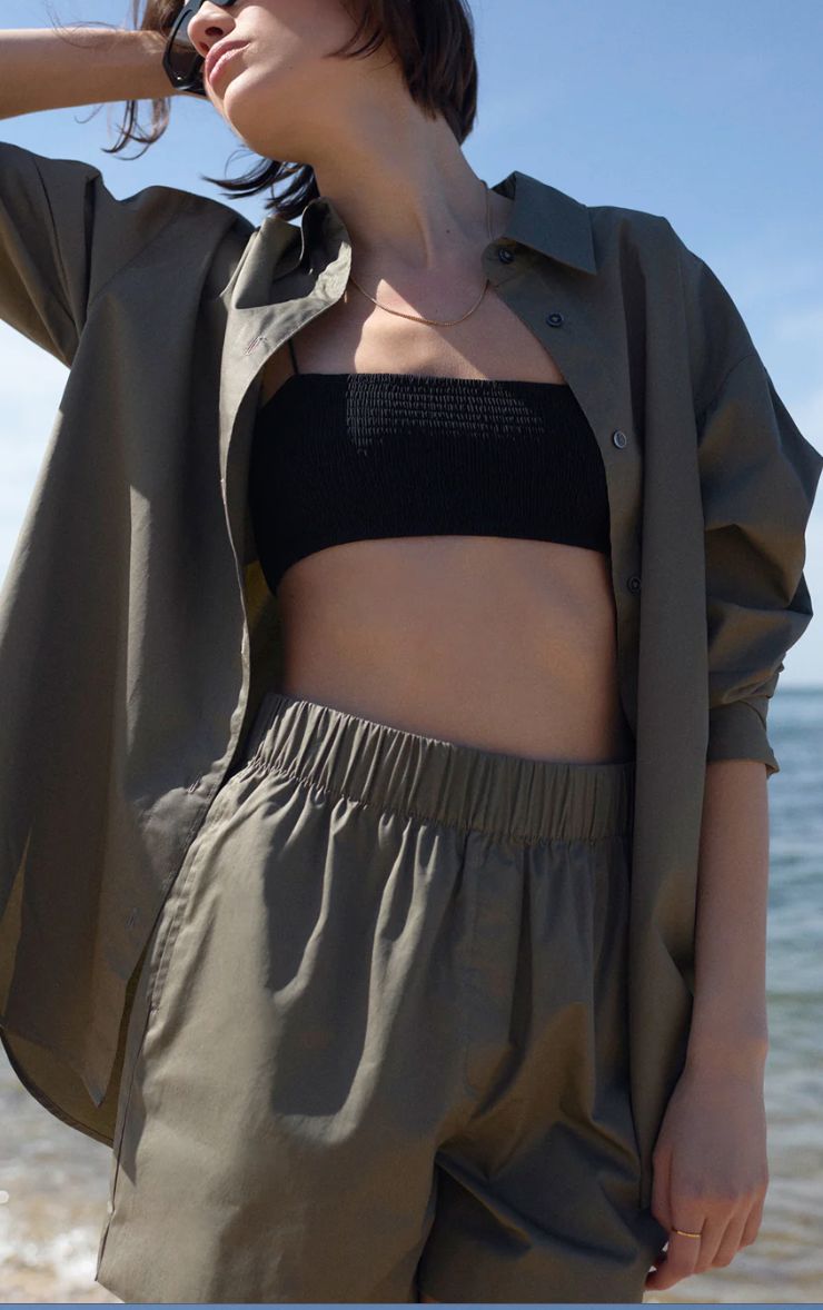 The Everything Shirt in Olive (Last One Available, Size Small)