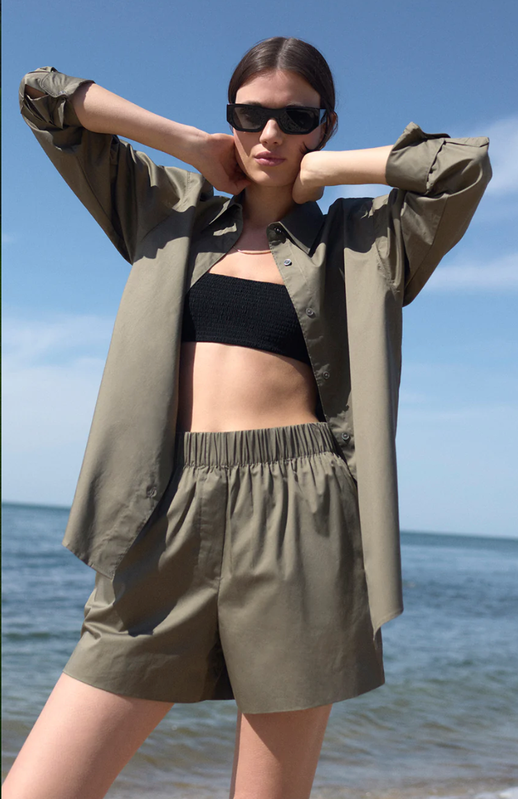 The Everything Shirt in Olive (Last One Available, Size Small)