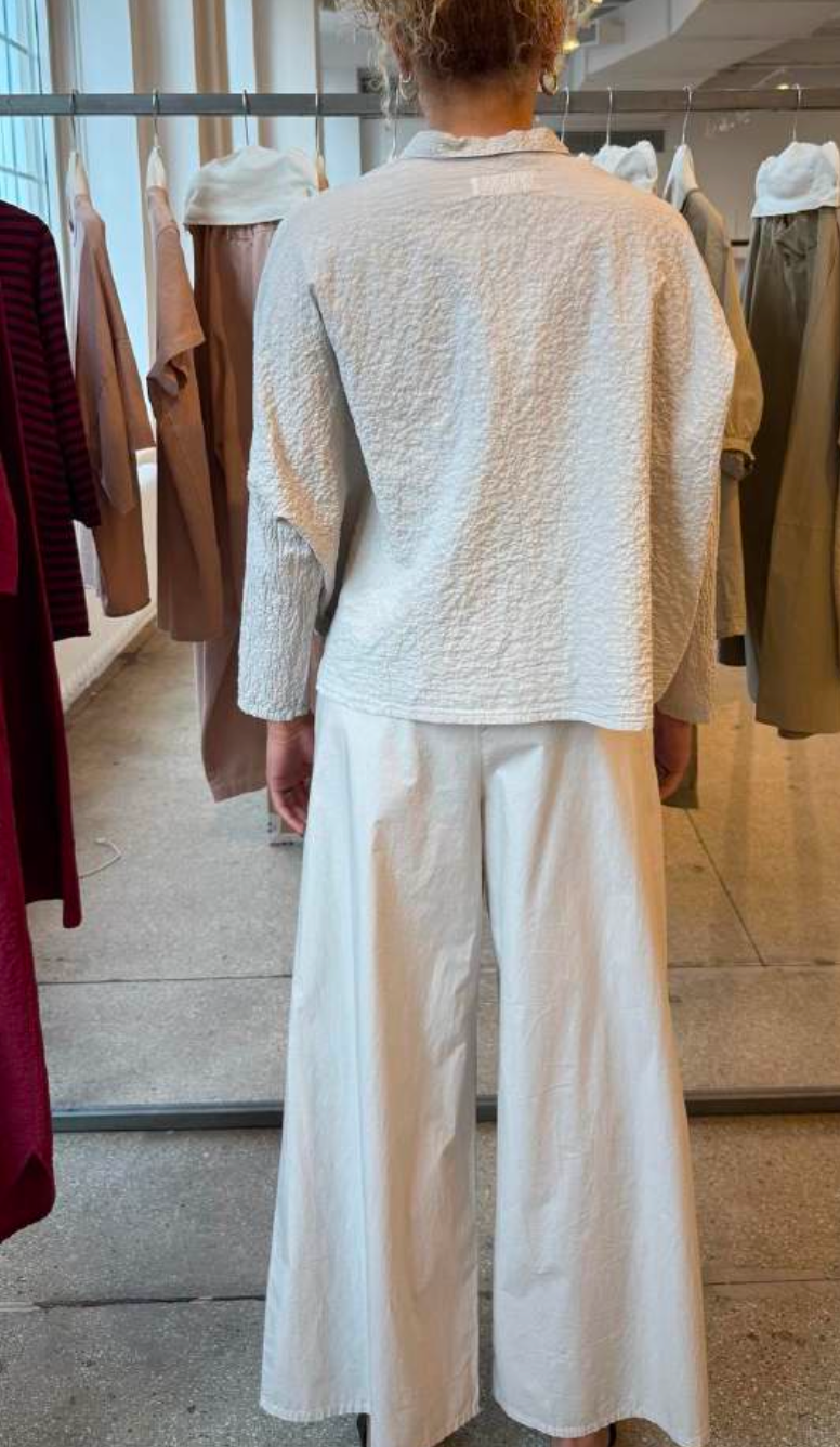 Camicia Tina Rock Shirt in Avorio