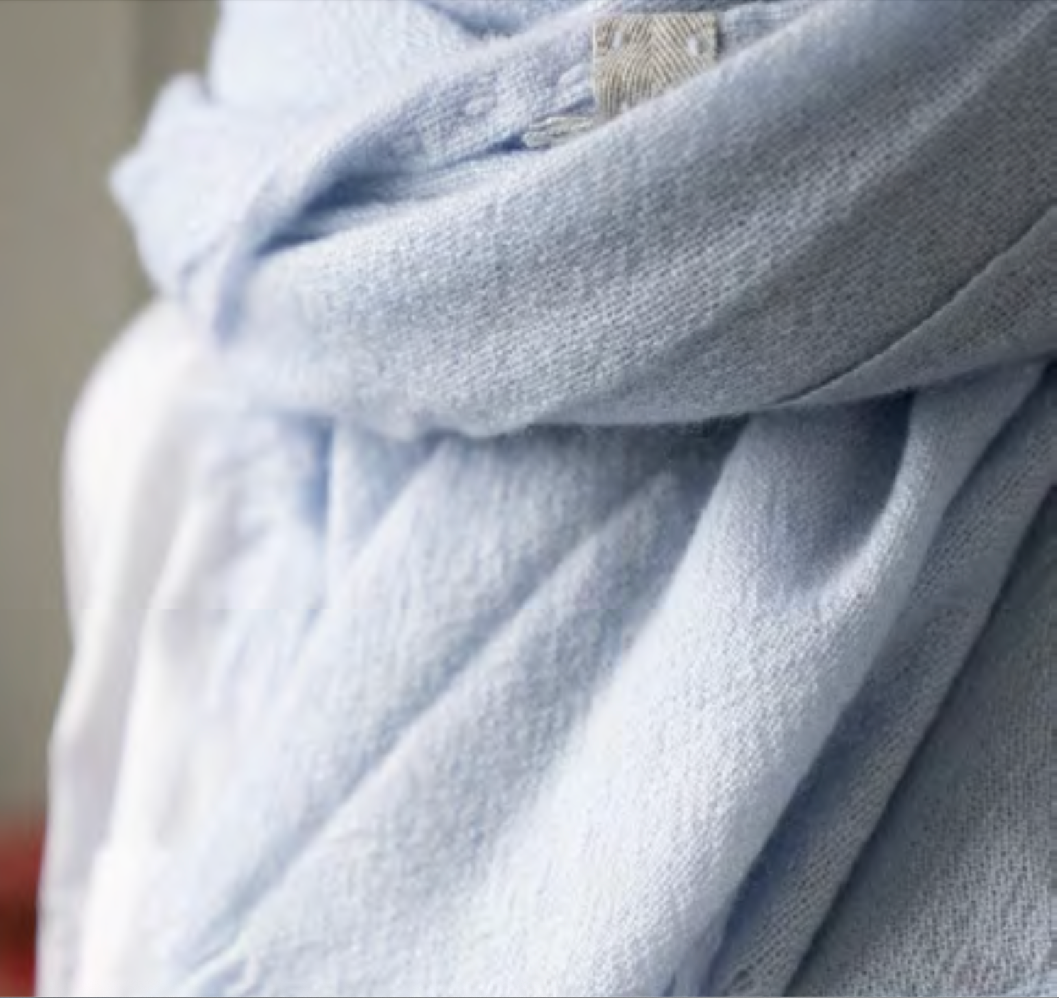Cashmere Scarf 601 in Light Blue