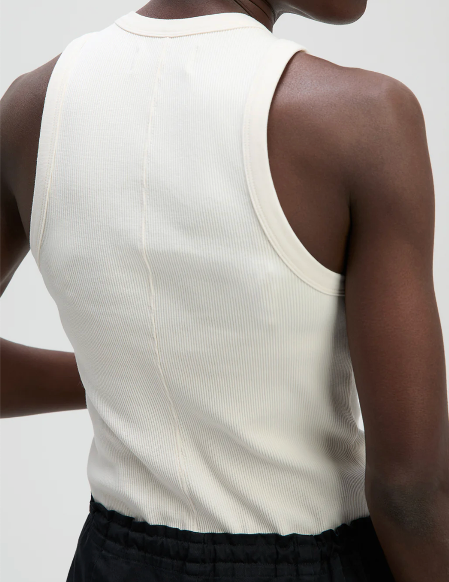 Not So Basic Tank in Cream [Spring 26]