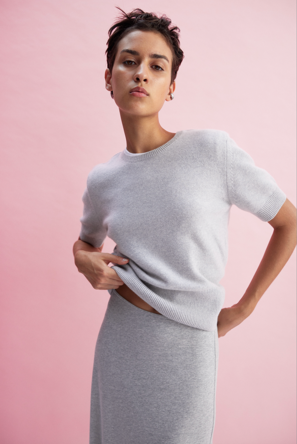 Beekman Maxi Skirt in Grey
