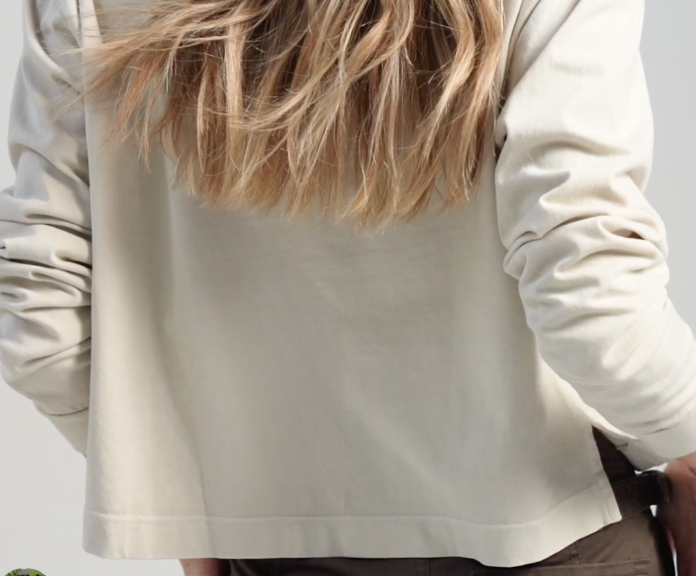 Raegen Long Sleeve T-Shirt in Bone