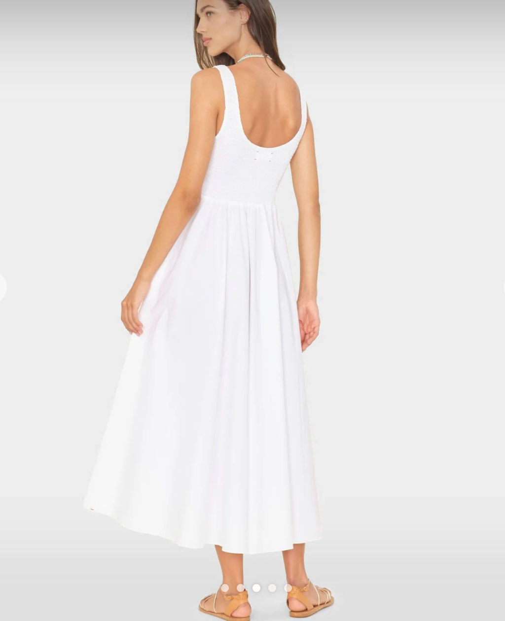Florence Dress in White