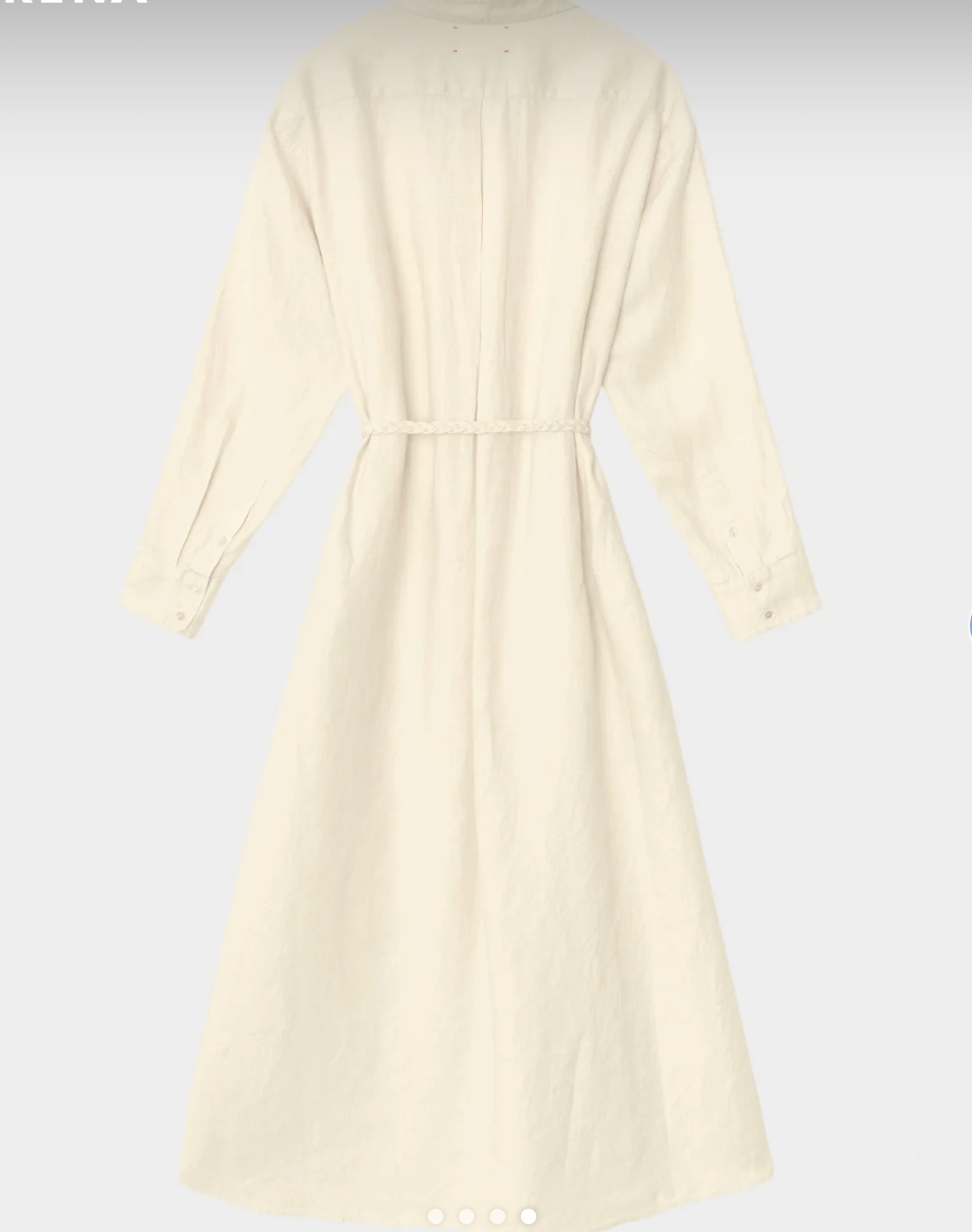 Hollie Linen Dress in Winds