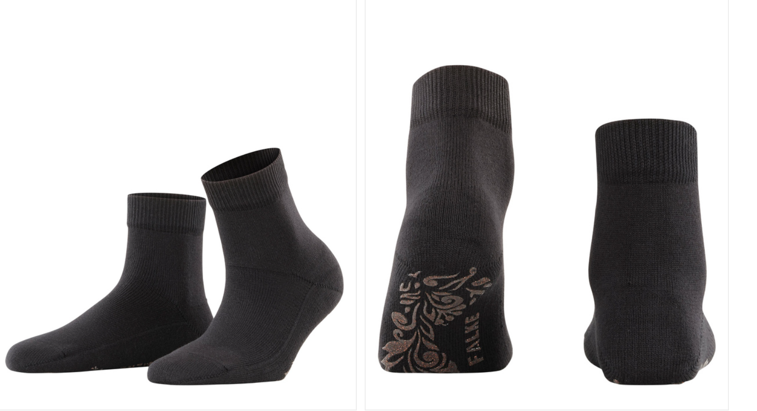 Light Cuddle Pads Socks in Black