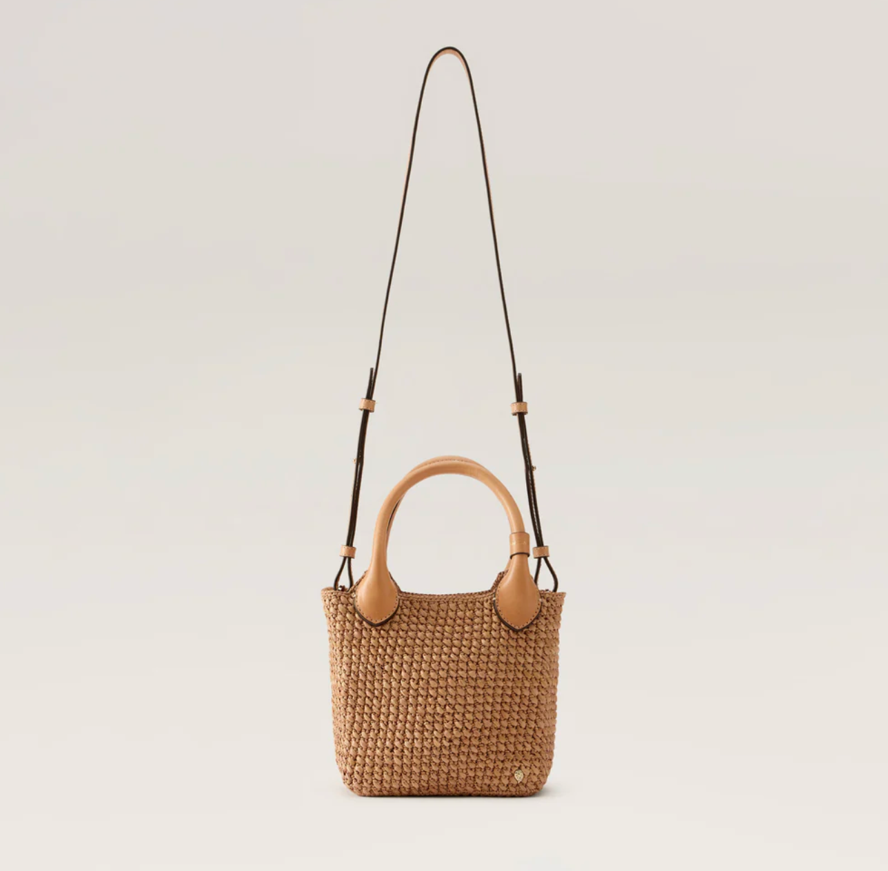 Ampara Mini Tote in Nougat/Caramel