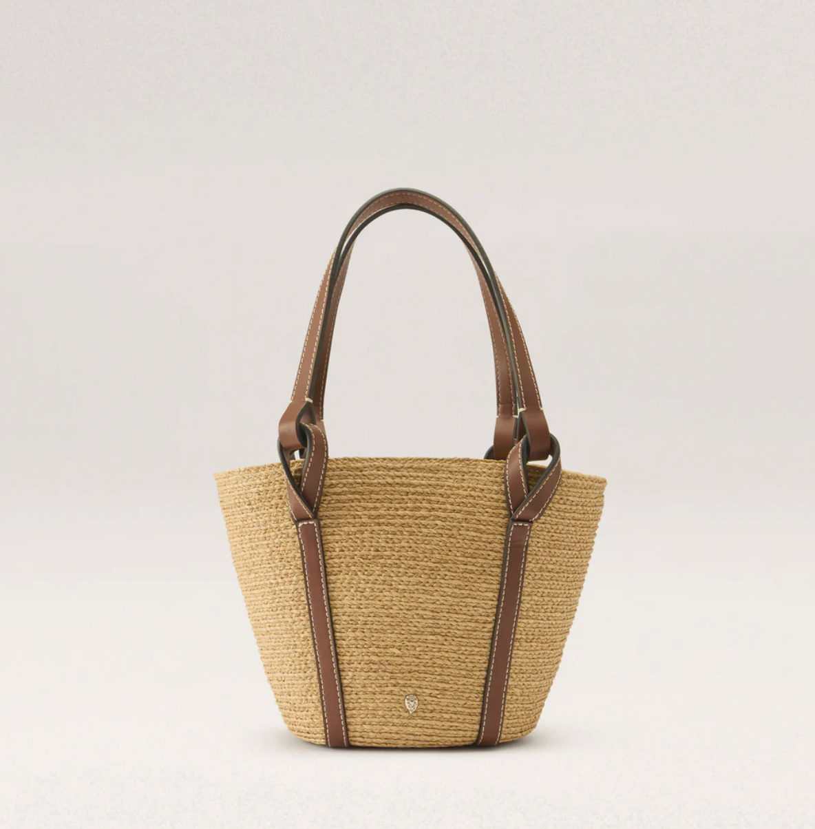 Bisou Print Basket in Natural