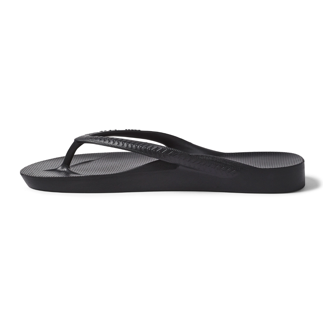 Arch Support Flip Flops in Black