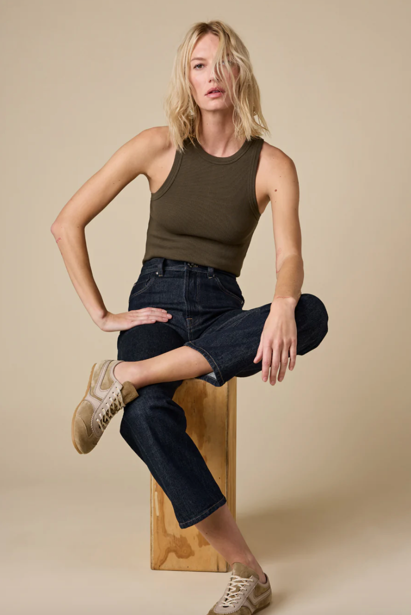 Not So Basic Tank in Olive