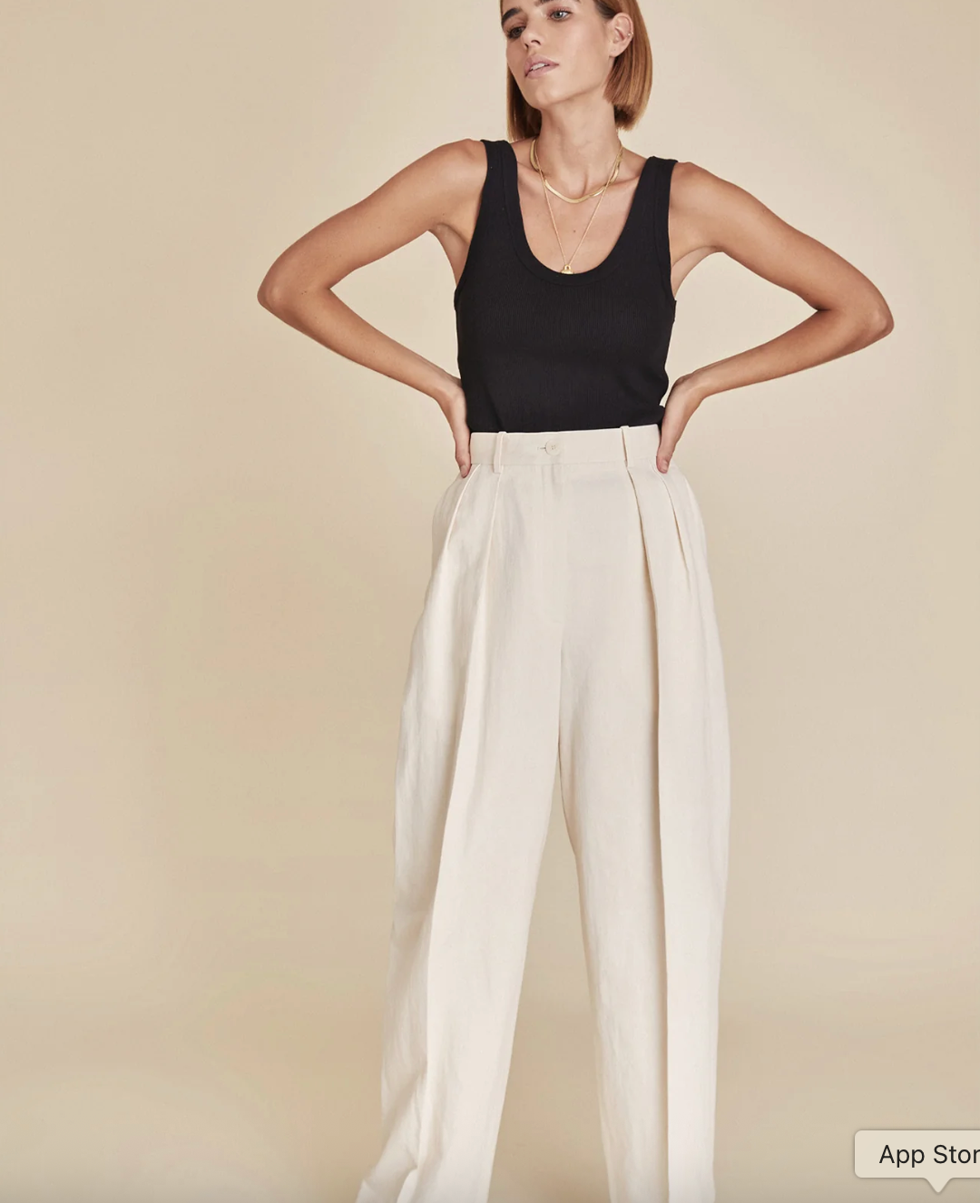 The Scoop It Up Tank in Black