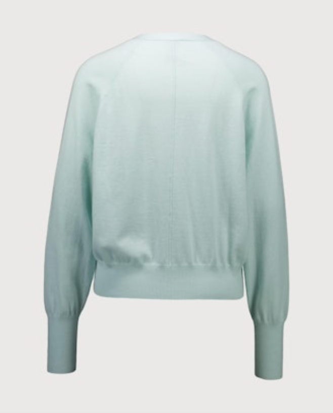 V-Neck Pullover in Iced Sage