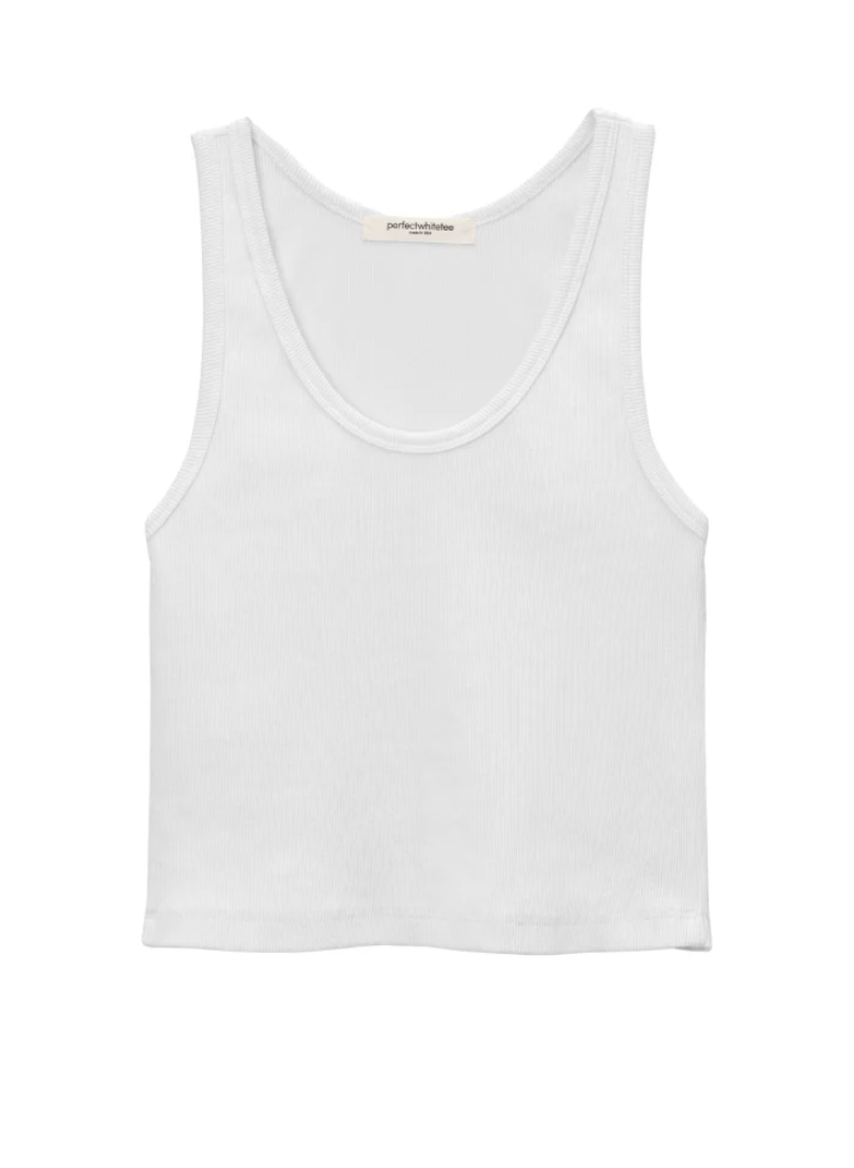 Debbie Tank in White