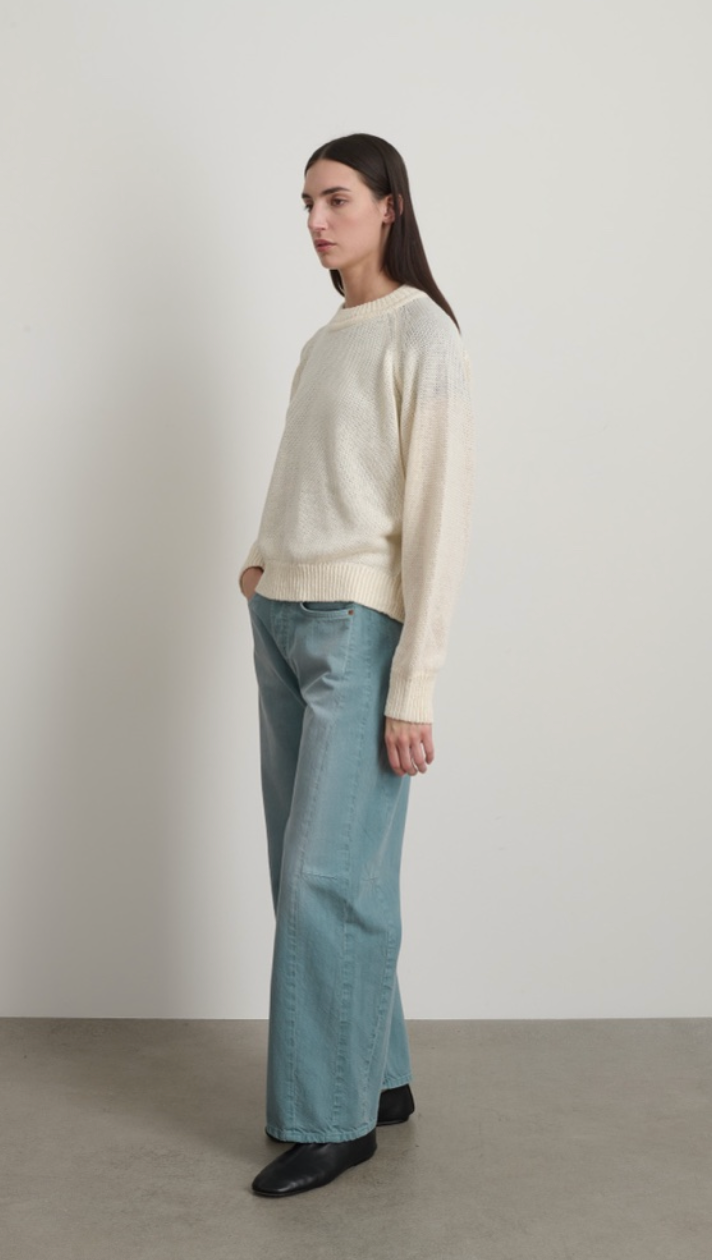 Lind Crewneck in White