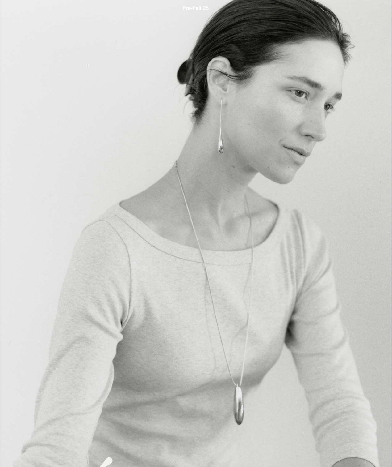 The Dolly Necklace in Silver