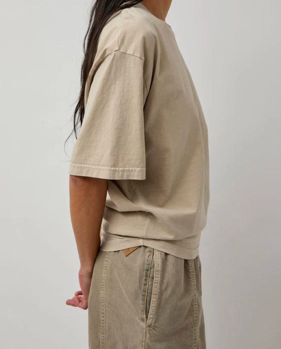 Honey Oversized T-Shirt in Doe Skin