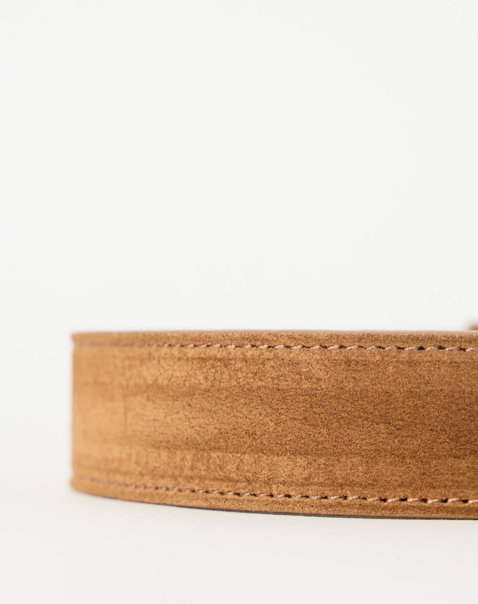 Aruna Suede Belt in Bronze