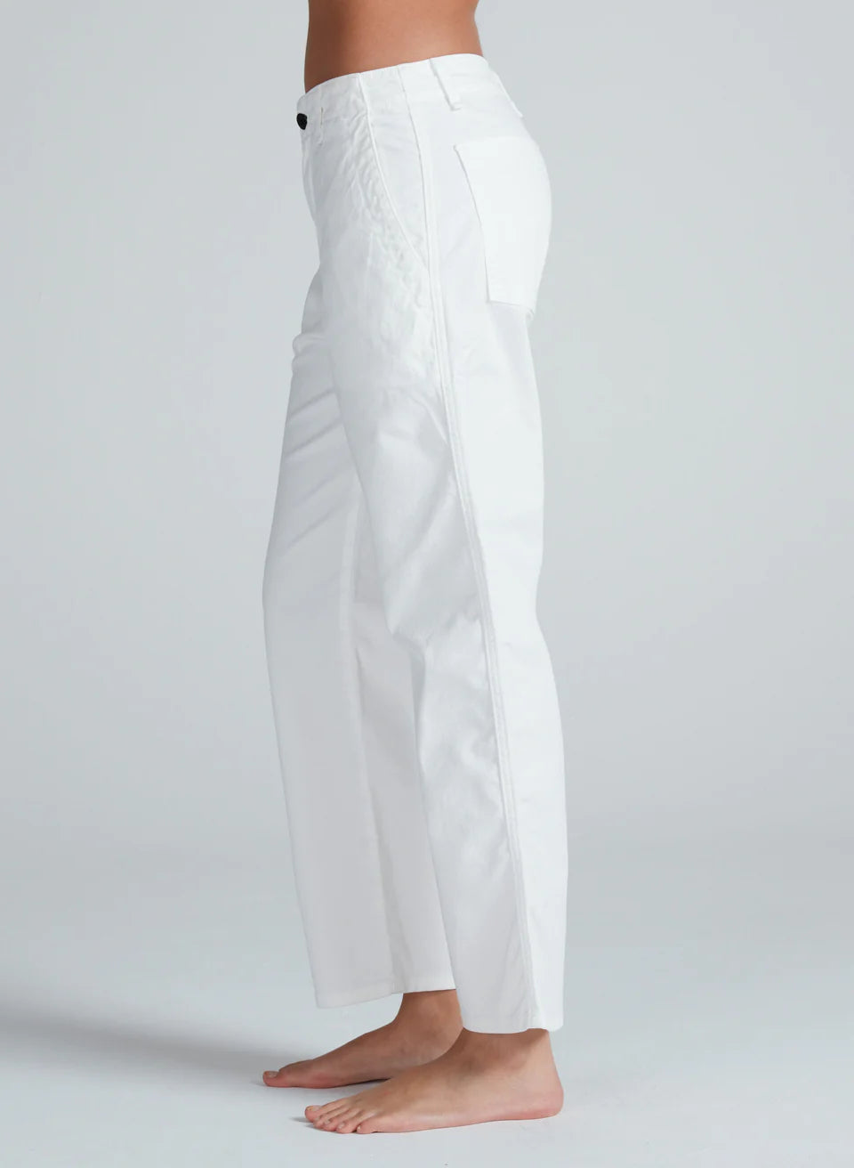 Tomboy Twill Pant in Ivory