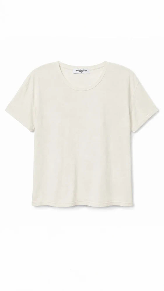 Harley Tee in Bright Ivory