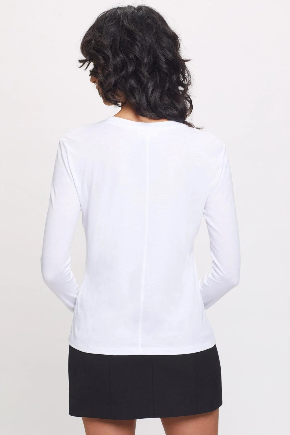 Organic Crewneck Long Sleeve Tee